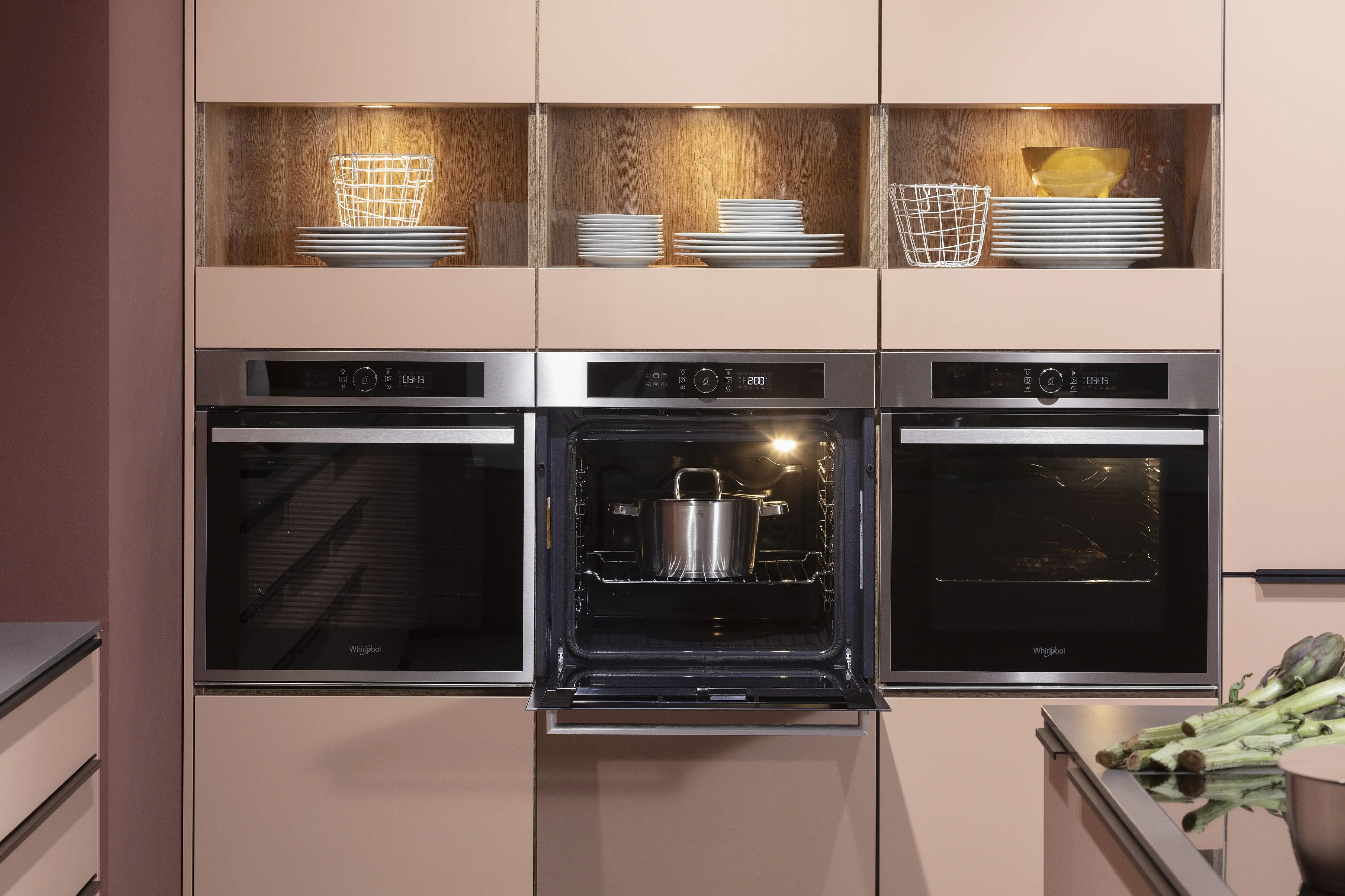 Nobilia Küche „Koralle“ mit Einbaugeräten